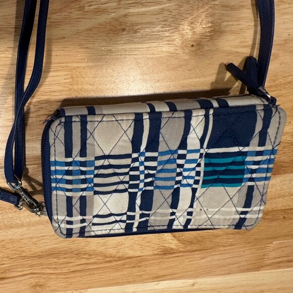 Vera Bradley RFID All in One Crossbody Bag Wallet in Santiago - Picture 9 of 13